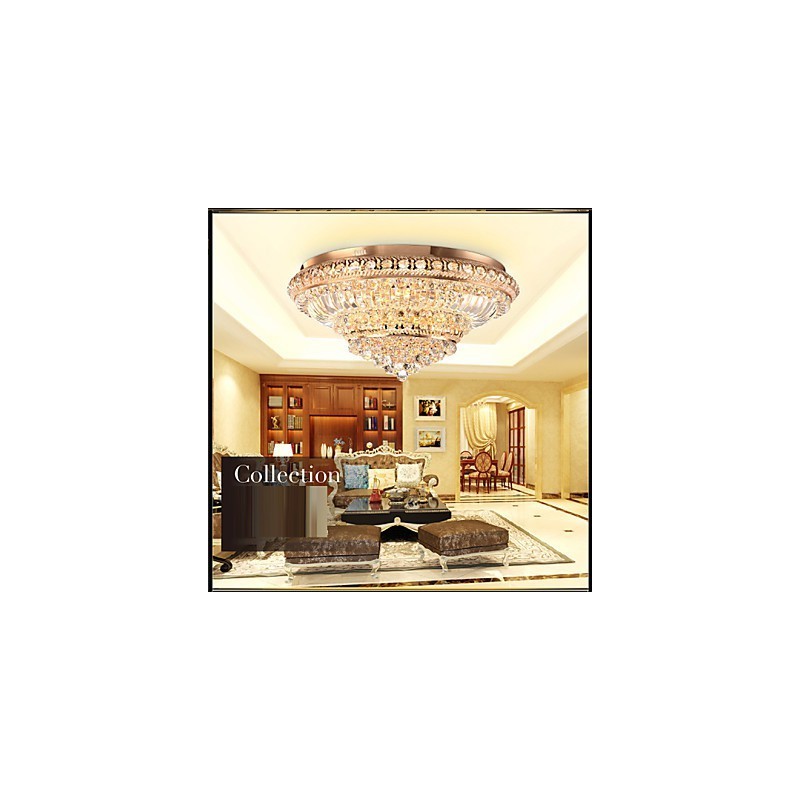Modern Luxury Crystal Ceiling Light Absorb Dome Light Diameter 60CM
