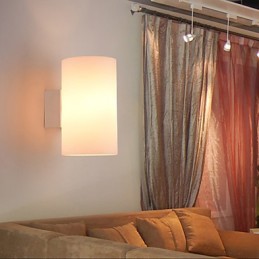Glass Wall Lamp For Metal Base And Glass shade For Bedroom Light