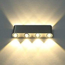 Modern Wall Sconce Light Fixture Indoor Hallway Wall Lamp Aluminum Decorative Lighting Integrated