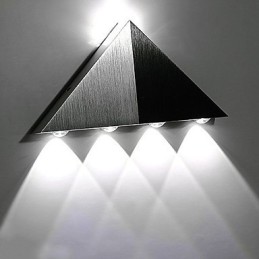 Modern Triangle Wall Sconce Light Fixture Indoor Hallway Up Down Wall Lamp Spot Light Aluminum Decorative Lighting for Studio Restauran