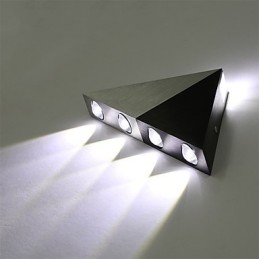 Modern Triangle Wall Sconce Light Fixture Indoor Hallway Up Down Wall Lamp Spot Light Aluminum Decorative Lighting for Studio Restauran