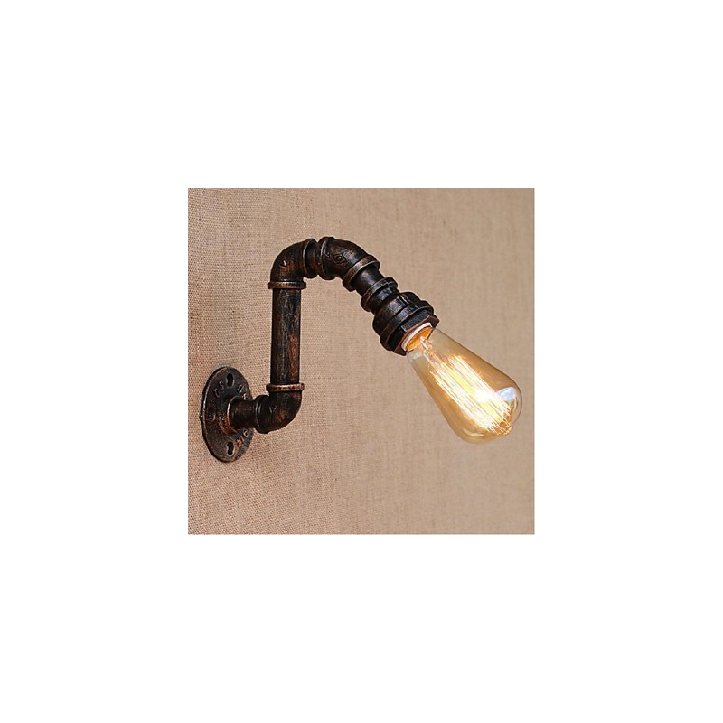 Nostalgia Simple Water Pipe Decorative Small Wall Lamp Wall Light
