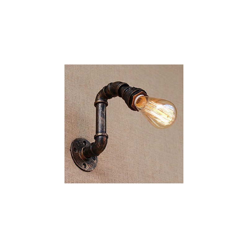 Nostalgia Simple Water Pipe Decorative Small Wall Lamp Wall Light