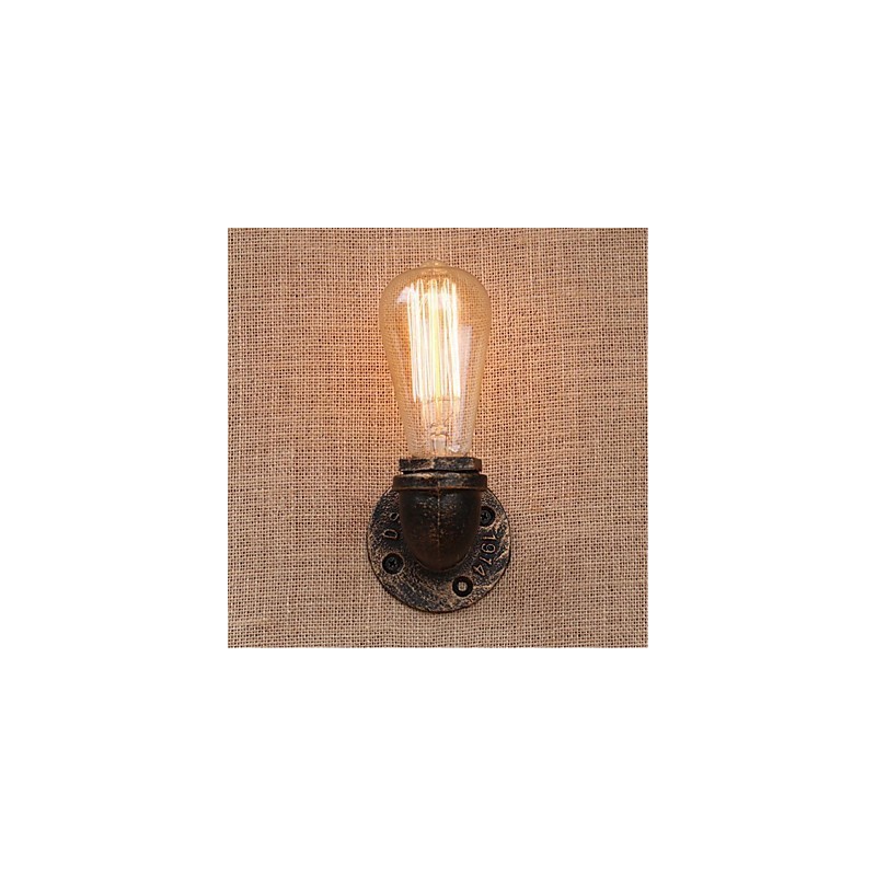 Nostalgia Simple Water Pipe Decorative Small Wall Lamp Wall Light