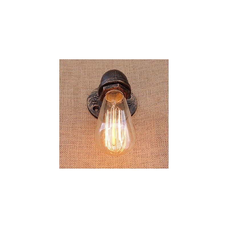 Nostalgia Simple Water Pipe Decorative Small Wall Lamp Wall Light
