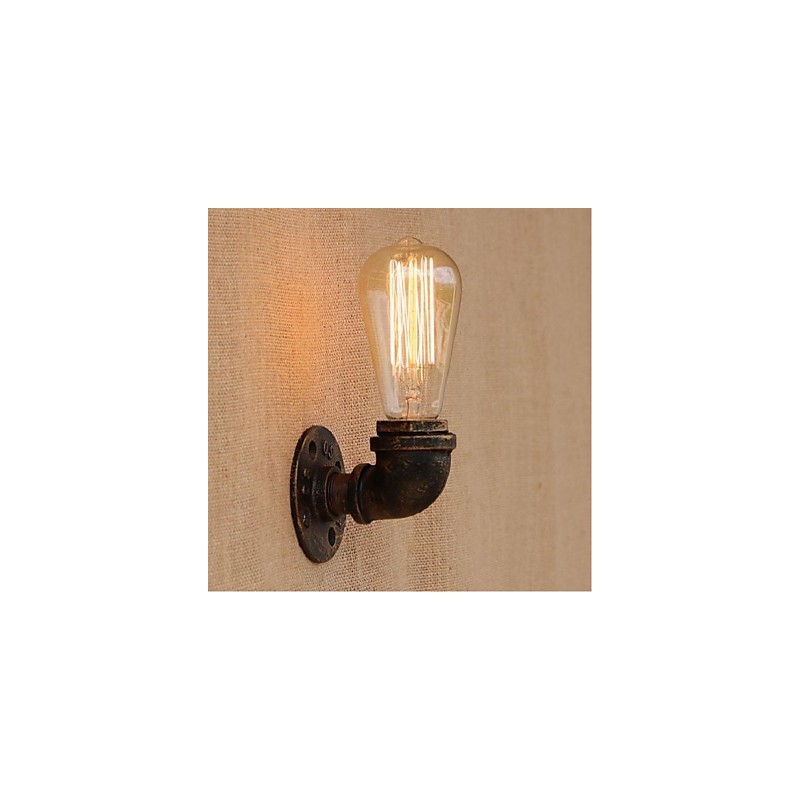 Nostalgia Simple Water Pipe Decorative Small Wall Lamp Wall Light