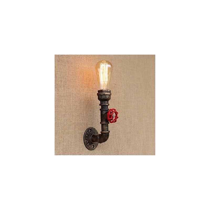 Nostalgia Simple Water Pipe Decorative Small Wall Lamp Wall Light