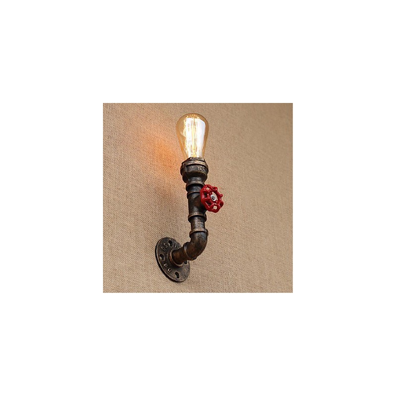 Nostalgia Simple Water Pipe Decorative Small Wall Lamp Wall Light