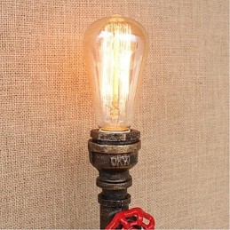 Nostalgia Simple Water Pipe Decorative Small Wall Lamp Wall Light