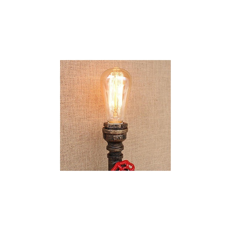 Nostalgia Simple Water Pipe Decorative Small Wall Lamp Wall Light