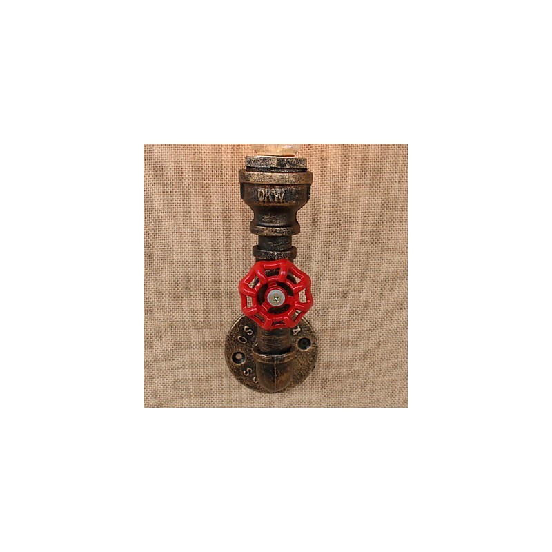 Nostalgia Simple Water Pipe Decorative Small Wall Lamp Wall Light