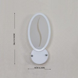 Integrated Modern Contemporary Painting Feature for Ambient Light Wall Sconces Wall Light