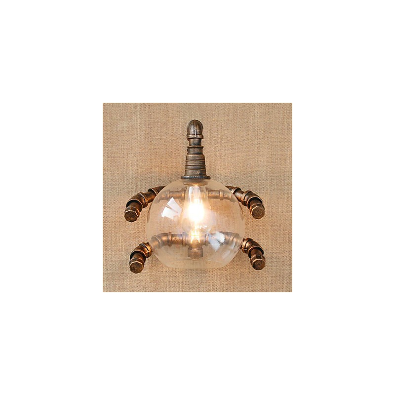 Rustic Lodge Country Antique Brass Feature for Ambient Light Wall Sconces Wall Light