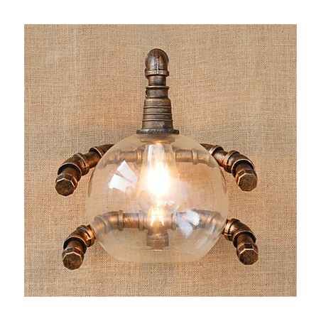 Rustic Lodge Country Antique Brass Feature for Ambient Light Wall Sconces Wall Light