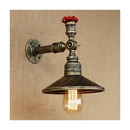 Retro Restaurant Edison Industrial Hoses Single Head Adornment Wall Lamp