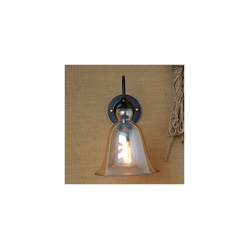 American Rural Countryside Minimalist Living Room Hallway Decorated Glass Wall Sconce