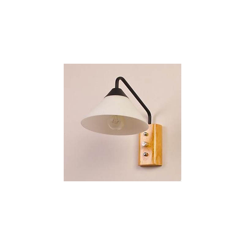 Japanese Korean Aisle Porch Stairs Bedroom Bedside Lamp Wall Lamp Glass Wood