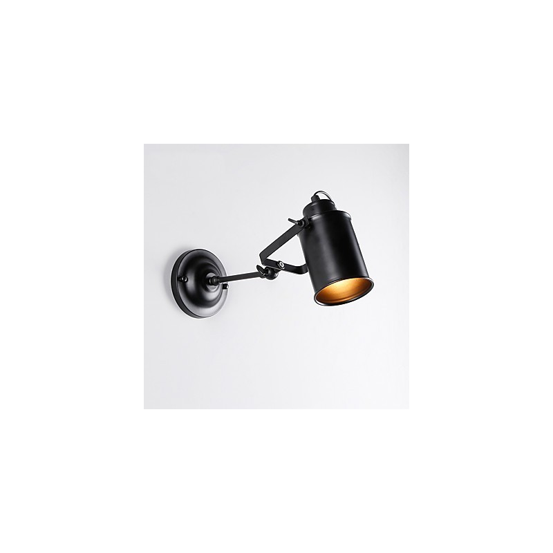 Vintage Black Metal Loft Wall Sconce Living Room Dining Room Hallway Cafe Bars Bar Wall Lamp