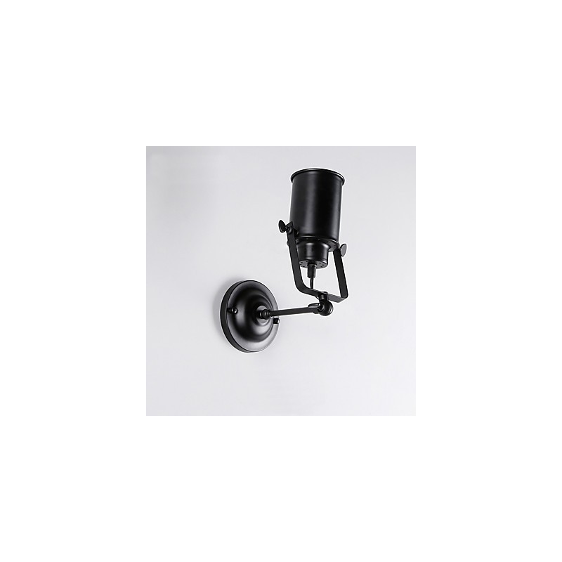 Vintage Black Metal Loft Wall Sconce Living Room Dining Room Hallway Cafe Bars Bar Wall Lamp