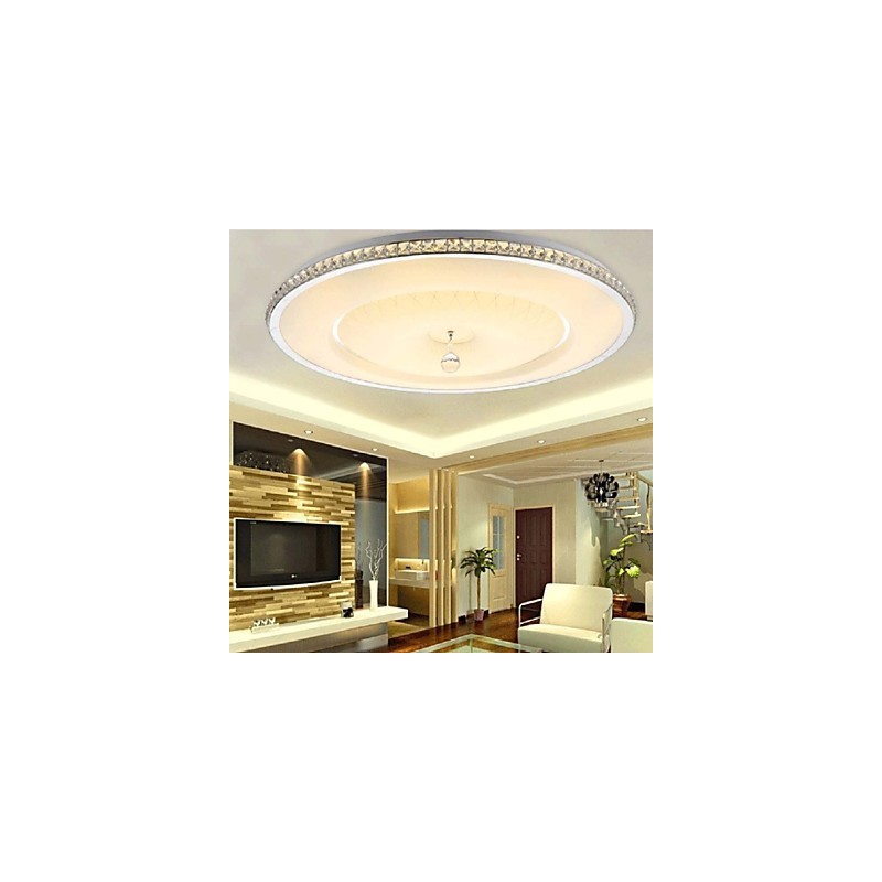 Flush Mount Crystal Modern Contemporary Metal Metal