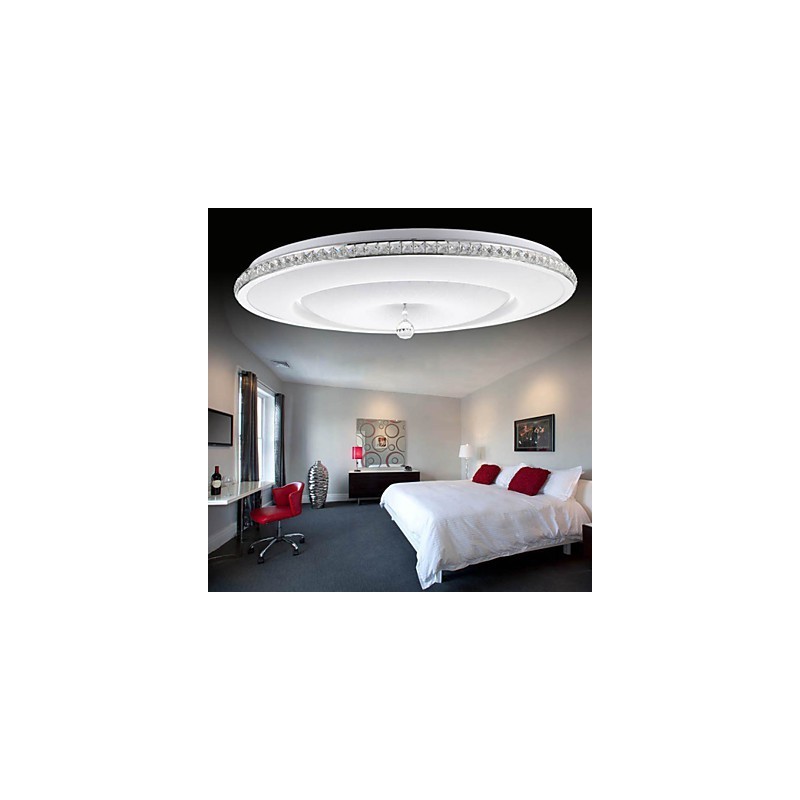 Flush Mount Crystal Modern Contemporary Metal Metal