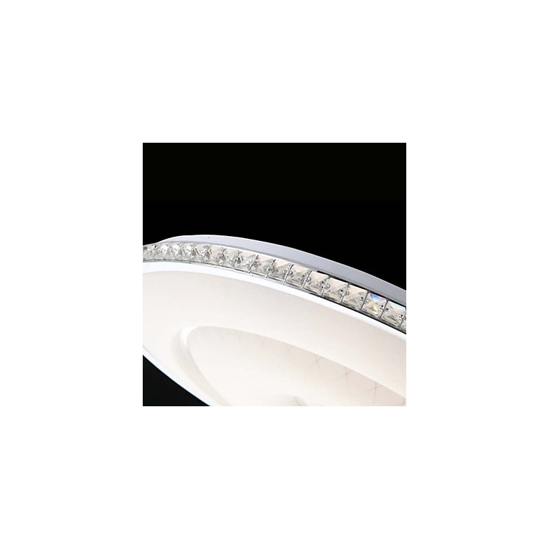 Flush Mount Crystal Modern Contemporary Metal Metal