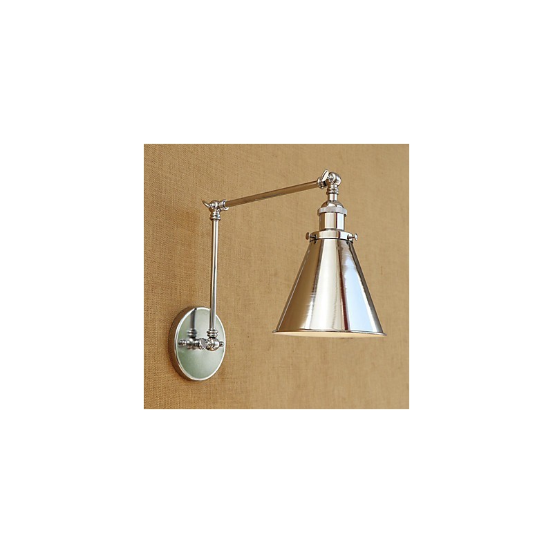 Modern Contemporary Retro Electroplated Feature for Swing Arm Eye Protection Ambient Light