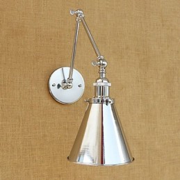 Modern Contemporary Retro Electroplated Feature for Swing Arm Eye Protection Ambient Light