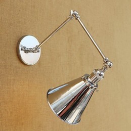 Modern Contemporary Retro Electroplated Feature for Swing Arm Eye Protection Ambient Light