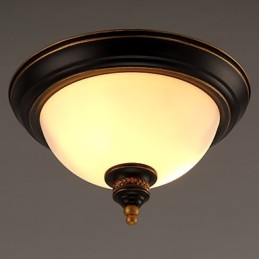 Simple Pastoral Ceiling Lamps Bronze Phnom Penh American Country European Ceiling Lamps Lamp