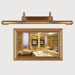Mirror Lamp Integrated Modern Contemporary Traditional Classic Rustic Lodge Vintage Antique Brass