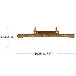 Mirror Lamp 80CM 1Traditional Vintage Antique Brass Feature for