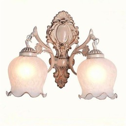 Modern Contemporary Electroplated Feature for Swing Arm Eye Protection Wall Lights