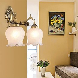 Modern Contemporary Electroplated Feature for Swing Arm Eye Protection Wall Lights