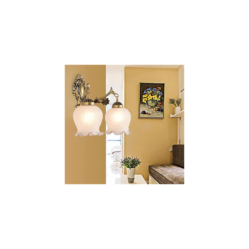 Modern Contemporary Electroplated Feature for Swing Arm Eye Protection Wall Lights