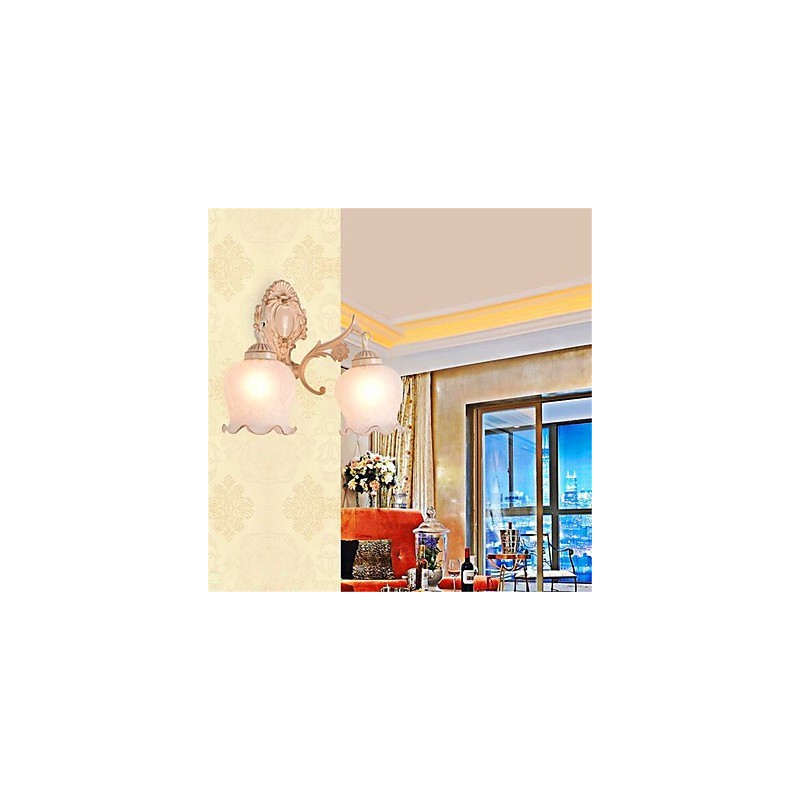 Modern Contemporary Electroplated Feature for Swing Arm Eye Protection Wall Lights