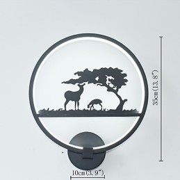 The Nordic Modern Minimalist Aluminum TV Wall Lamp Aisle Stairs Bedroom Bedside Lamp Wall Lamp Hotel Corridor Lights