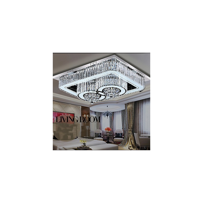 Modern Contemporary Glass Flush Mount