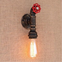 Nostalgia Simple Water Pipe Decorative Small Wall Lamp Wall Light
