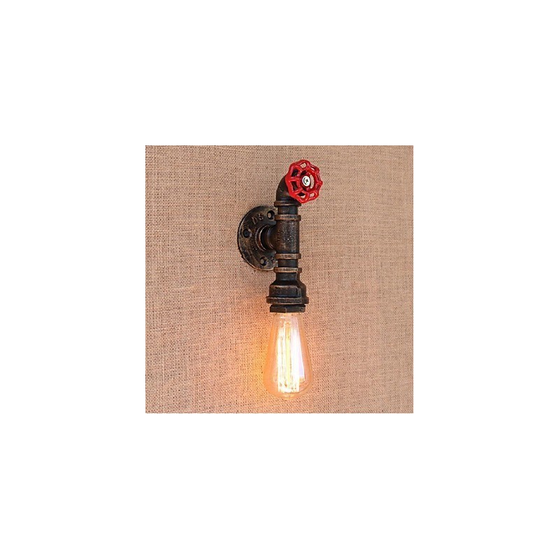 Nostalgia Simple Water Pipe Decorative Small Wall Lamp Wall Light