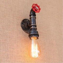 Nostalgia Simple Water Pipe Decorative Small Wall Lamp Wall Light