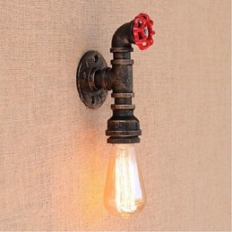 Nostalgia Simple Water Pipe Decorative Small Wall Lamp Wall Light