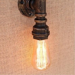 Nostalgia Simple Water Pipe Decorative Small Wall Lamp Wall Light