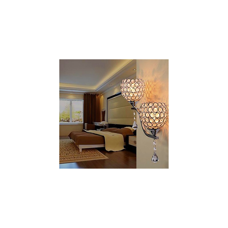 Modern Minimalist Living Room Corridor Corridor Crystal Wall Lamp