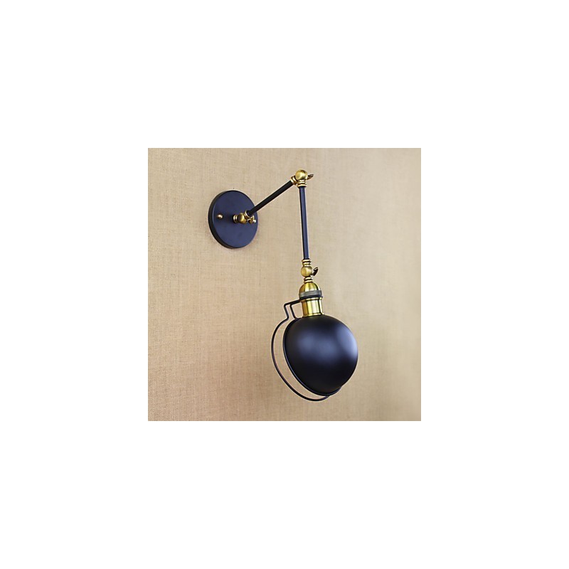 Industrial Retro European Style Village Character Lighting Decorative Wall Lamp Iron arm