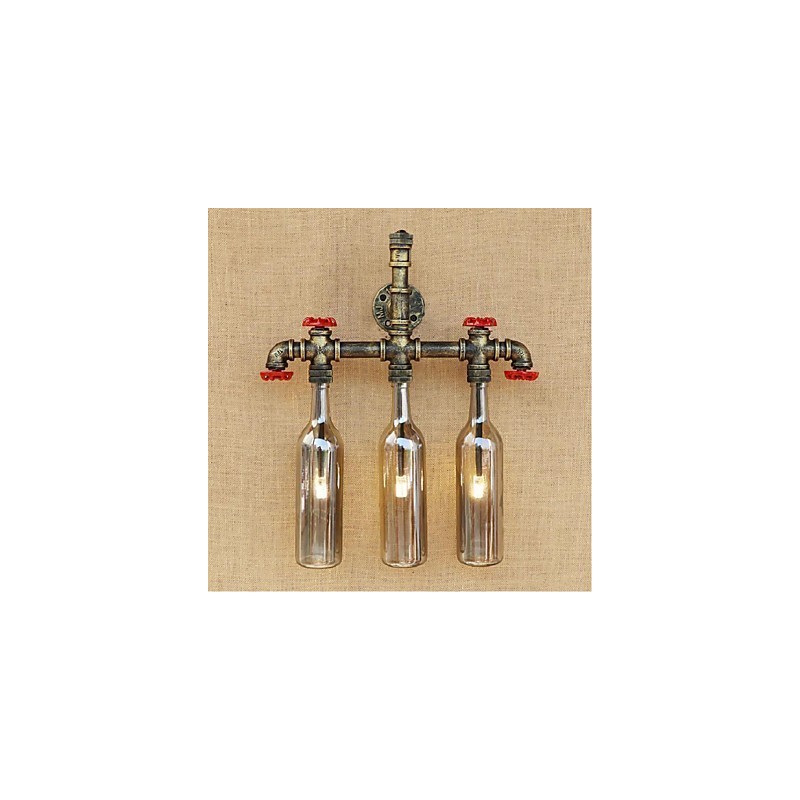 Water Bottle Wall Lamp Wall Light Grey