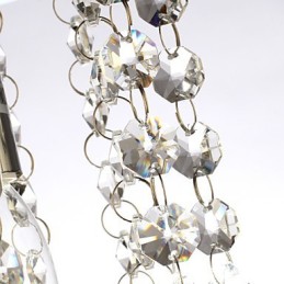 Modern Contemporary Traditional Classic Country Crystal Mini Style Chrome Crystal Flush Mount