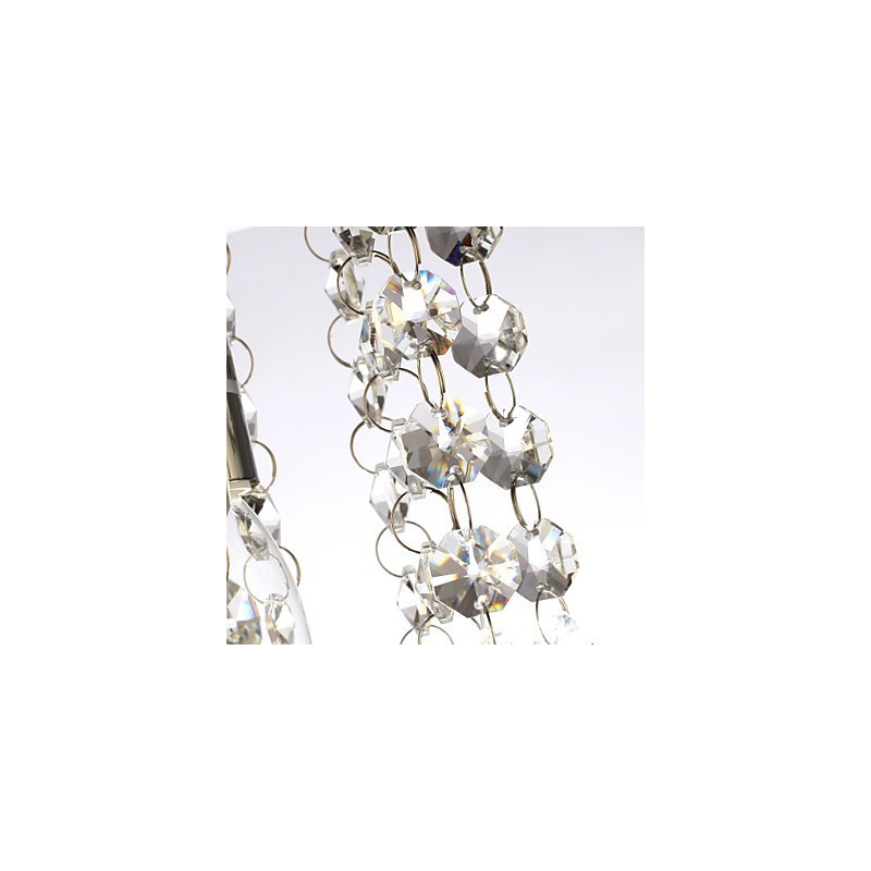 Modern Contemporary Traditional Classic Country Crystal Mini Style Chrome Crystal Flush Mount