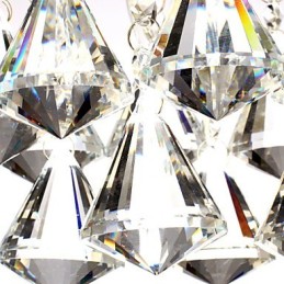 Modern Contemporary Traditional Classic Country Crystal Mini Style Chrome Crystal Flush Mount