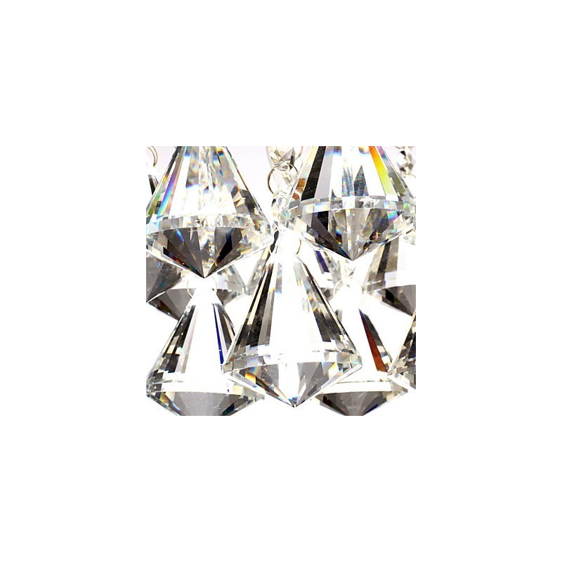 Modern Contemporary Traditional Classic Country Crystal Mini Style Chrome Crystal Flush Mount